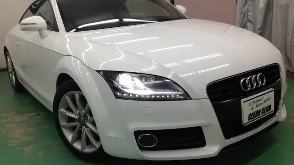 アウディＴＴ　ボディガラスコーティング完成しました。